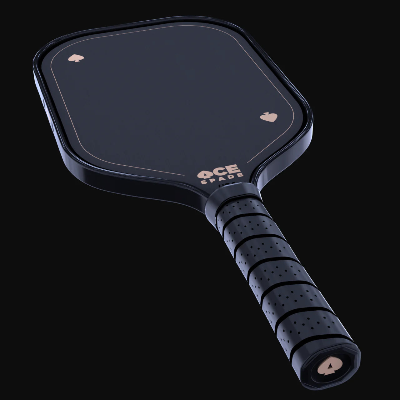 ACE SPADE PICKLEBALL PADDLE 16MM T700 RAW TEXTURE CARBON FIBER SURFACE