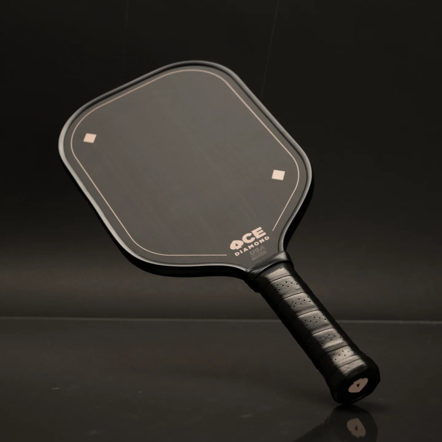 ACE DIAMOND PICKLEBALL PADDLE 10MM T700 RAW TEXTURE CARBON FIBER SURFACE