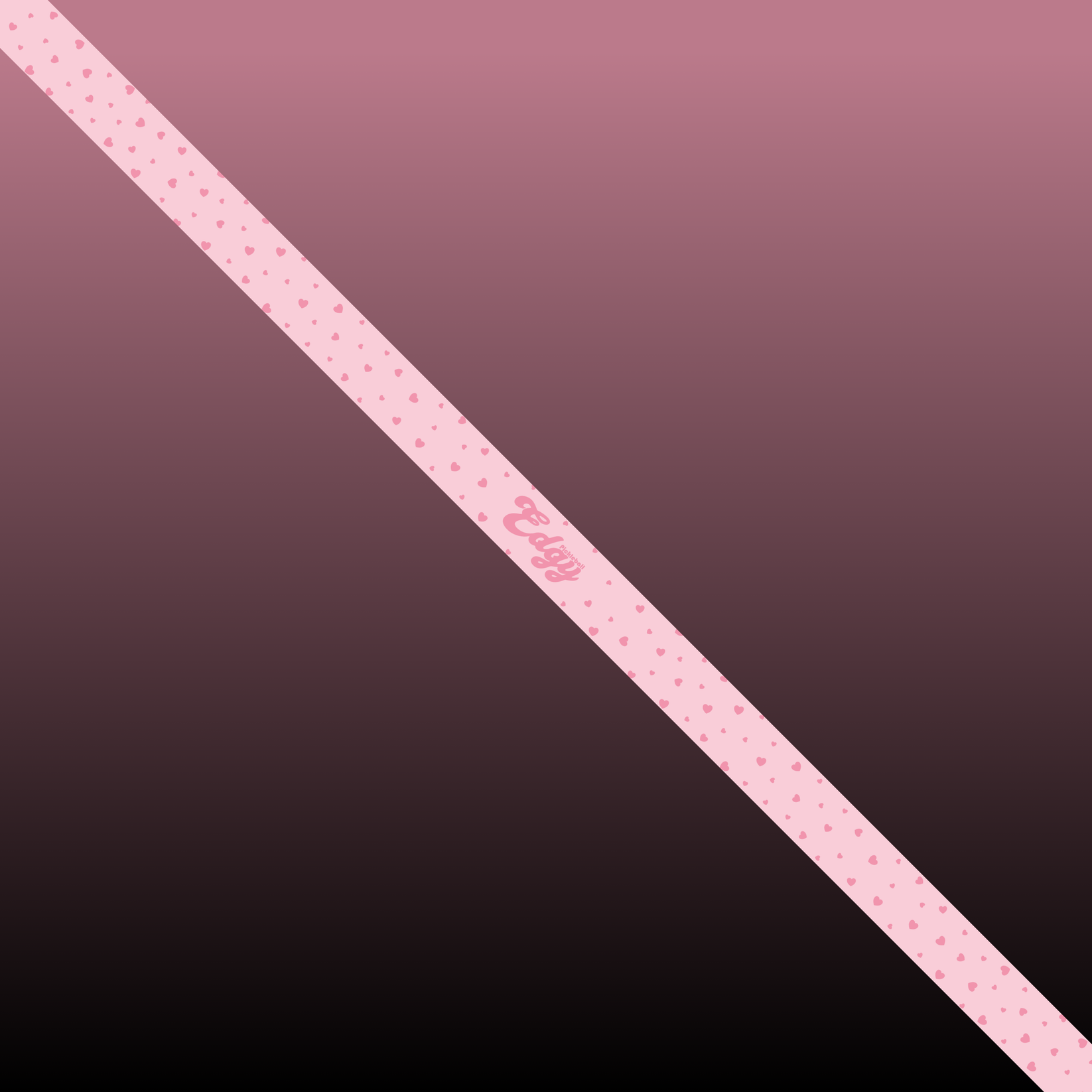 Edgy Mini Hearts Edge Tape