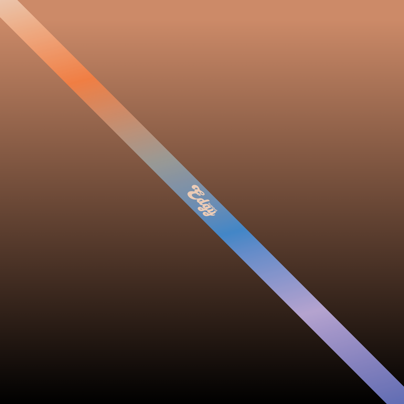 Edgy Orange To Purple Gradient Edge Tape