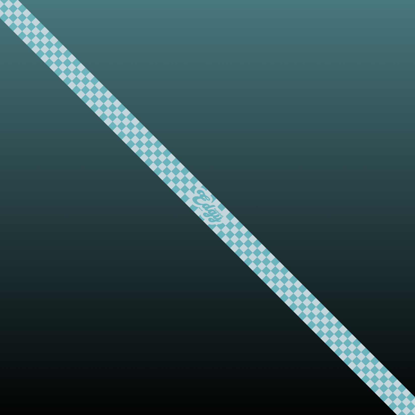 Edgy Mint Checkers Edge Tape